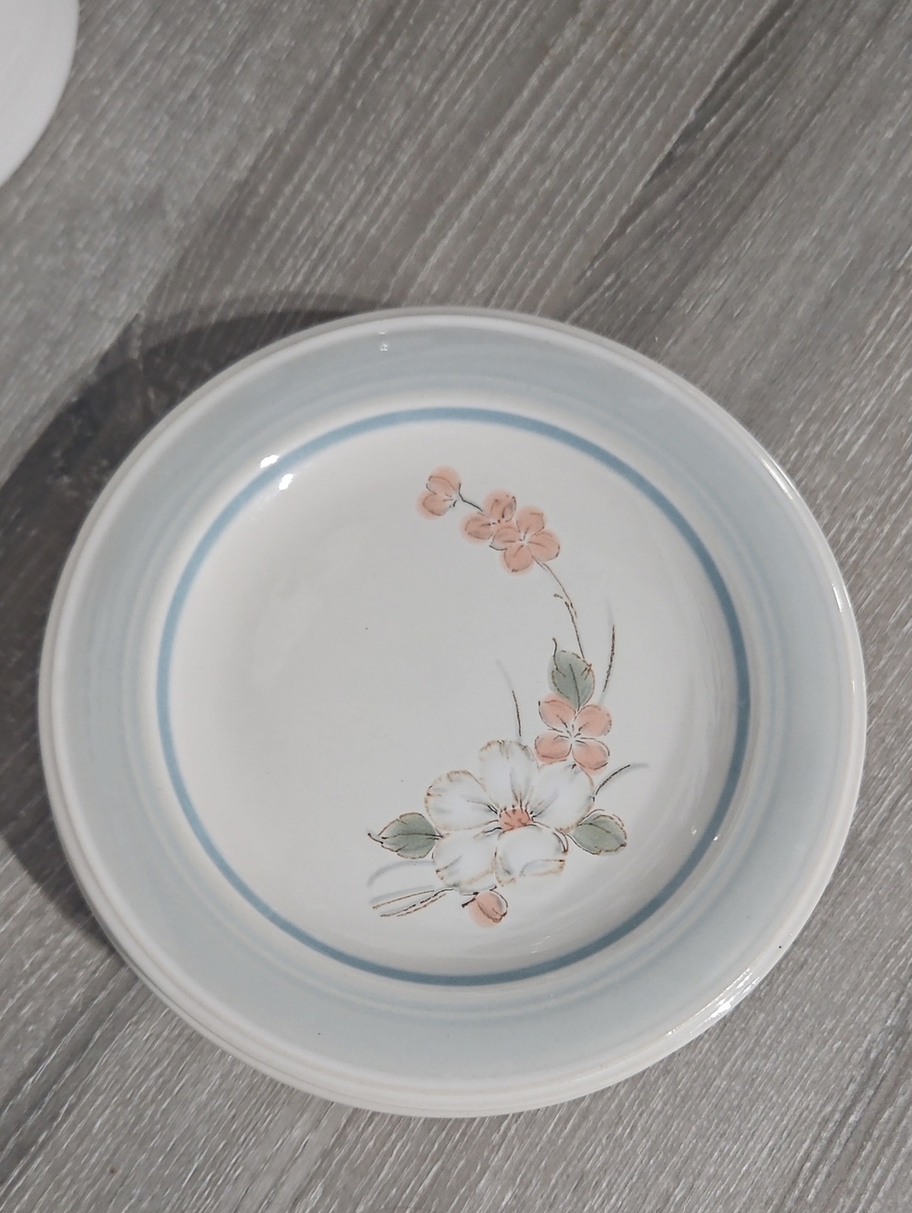 4-Vintage Japanese Dessert Plates